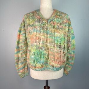 70’s Multicolor Knit Women's Sweater EUC